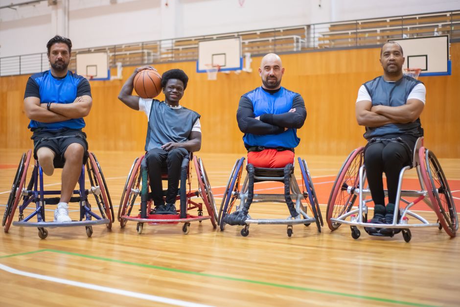 Instalación deportiva adaptada para personas con discapacidad